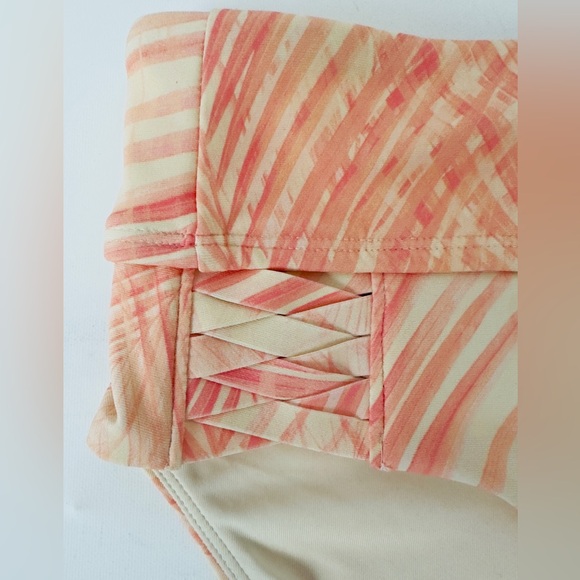 CALIA Tropical Mid Rise Boy Short Bikini Bottom with Weave Accent on Hip… - Picture 5 of 13